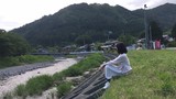 川と山　新山高原への道