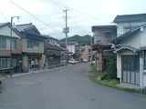 踏切前