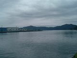 大槌川河口下流方面